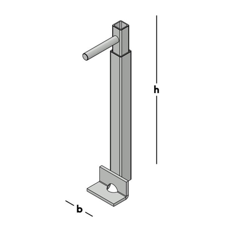 gevelklem verzinkt