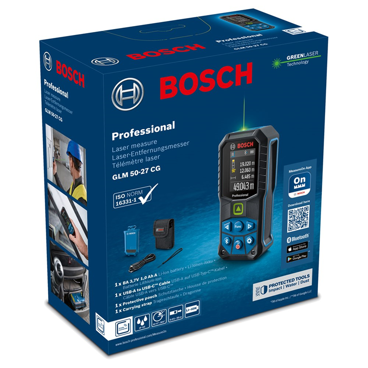 laserafstandmeter groen bosch