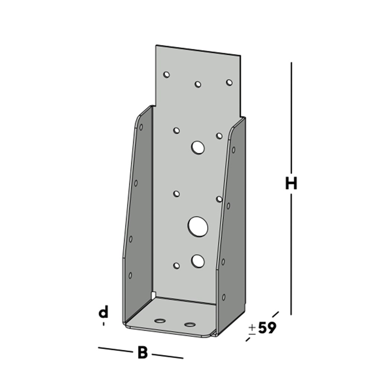 balkdrager gbs zonder lip sv