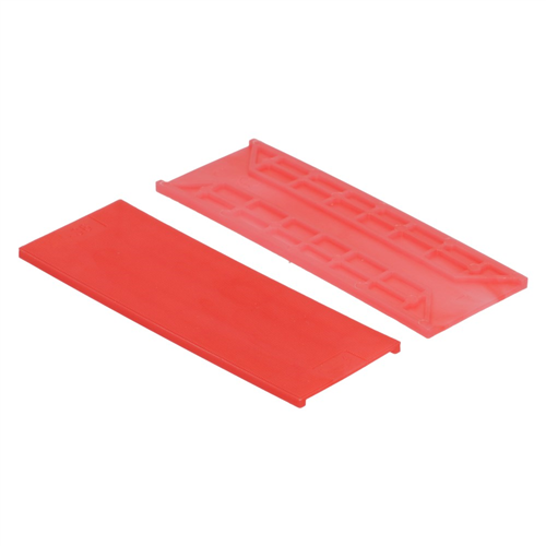 Beglazingsblokjes Tunnel Kunststof - 36X3X100MM ROOD