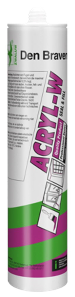 Acrylaatkit Zwaluw - ACRYL-W WORST 550ML WIT