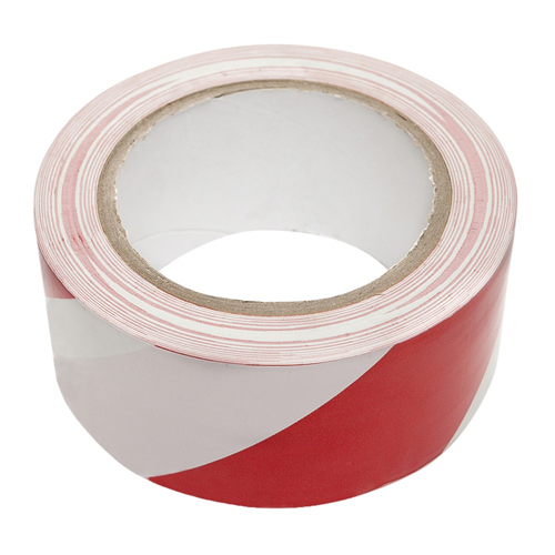 Vloermarkeringstape Deltafix - 50MM 33M ROOD/WIT