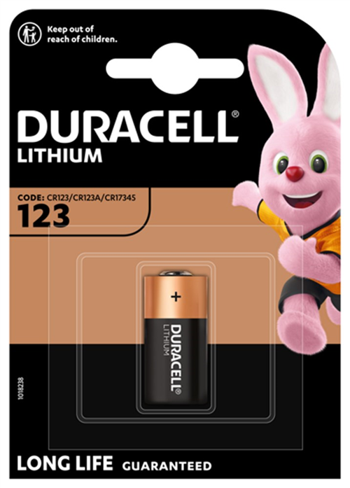 Batterij Staaf Duracell - CR123A 3V 1550mAh