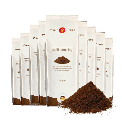 Koffie Snelfilter Primo Bravo - 750G MEDIUM ROASTED