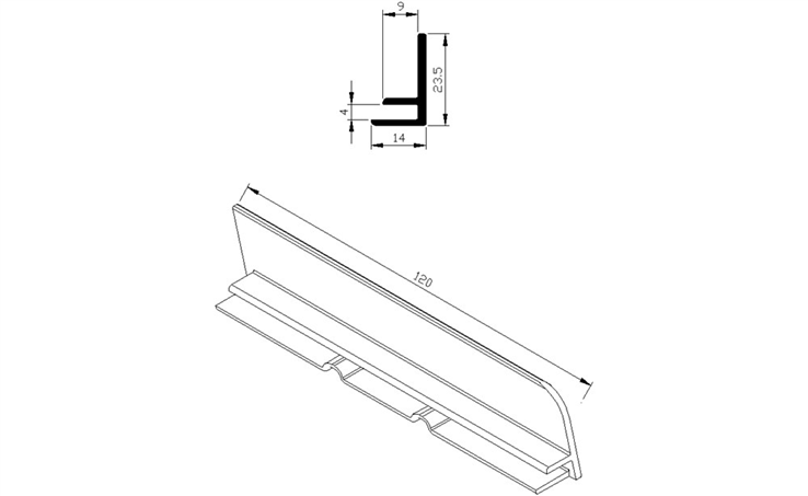 kopschot aluminium brute