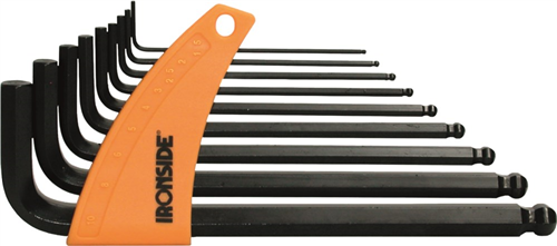 Inbussleutelset Kogel Metrisch Ironside - 9-DELIG 1.5-10MM