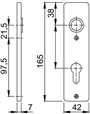 kortschild aluminium f1 hoppe-3