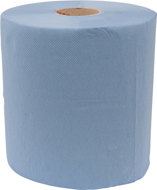 Poetspapier 2-Laags Kelfort Industrie - 260MM X 190M BLAUW PAK à 2 ROL