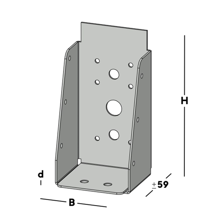 balkdrager gbs zonder lip sv