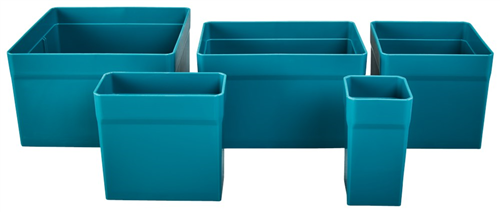 Inzetbakjes Blauw Makita - SET à 5 STUKS