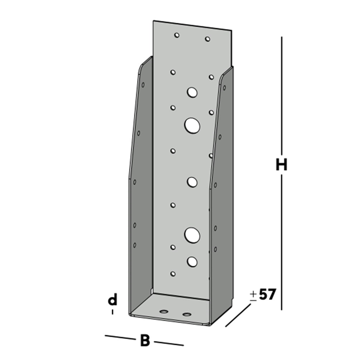 balkdrager gbs zonder lip sv