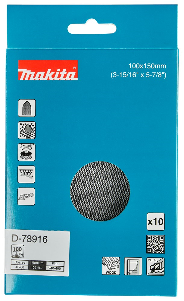 schuurgaas delta rood velcro makita