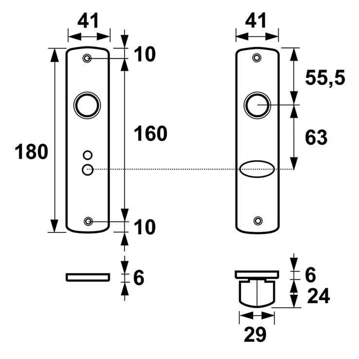 kortschild aluminium f1 axa