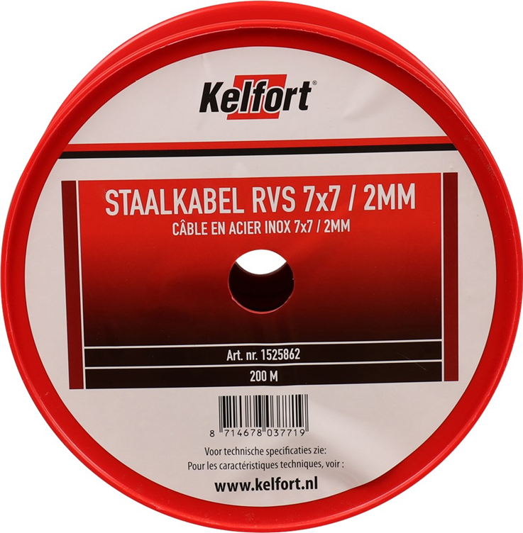 staalkabel rvs a2 kelfort