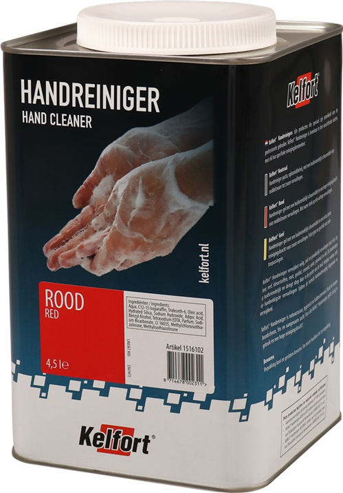 Handreiniger Met Korrel Kelfort - ROOD 4.5L