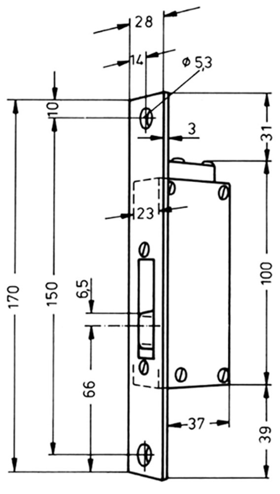 deuropener elektrisch inbouw effeff