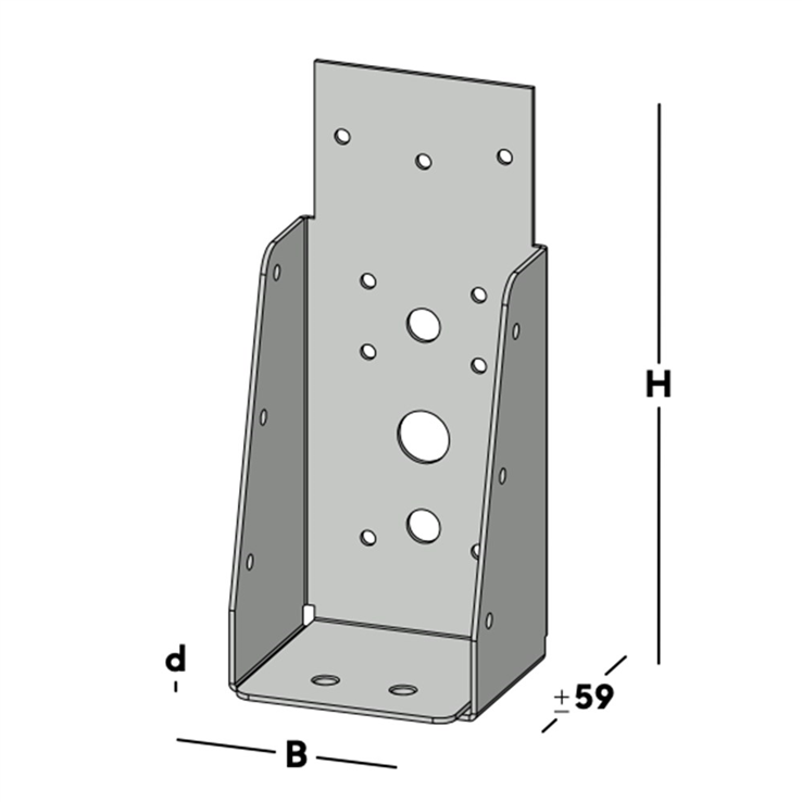 balkdrager gbs zonder lip sv