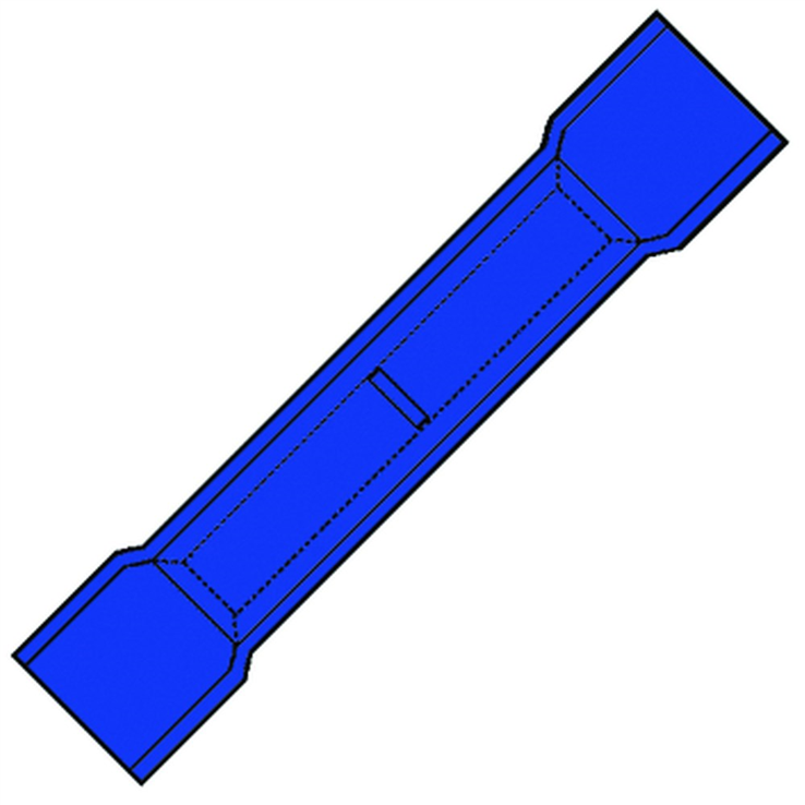 kabelschoen verbinder geisoleerd blauw