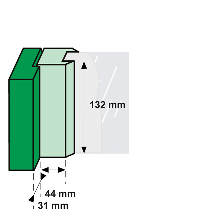 raamsluiting aluminium wit axa