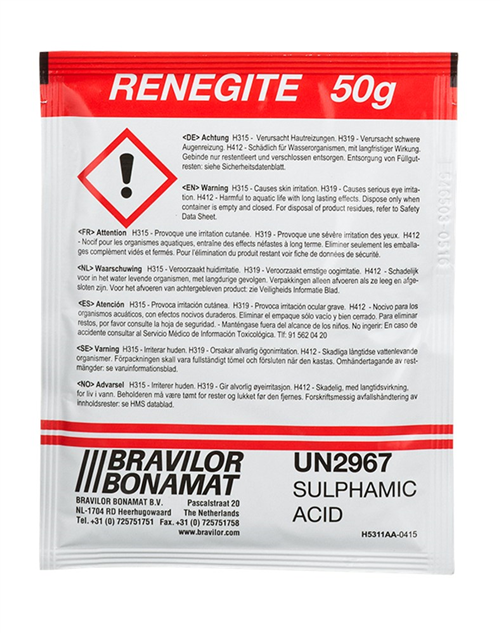 Ontkalkingsmiddel Renegite - 50G