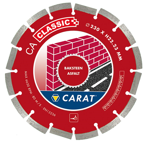 Diamantzaagblad Droog Carat Classic - CAC 230X22.23MM