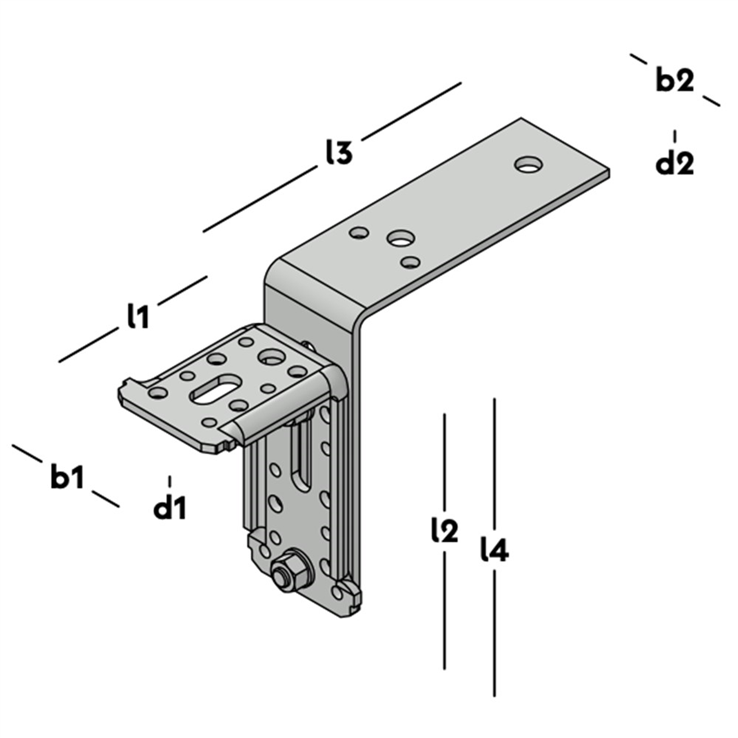 XL-kozijnstelbeugel sv