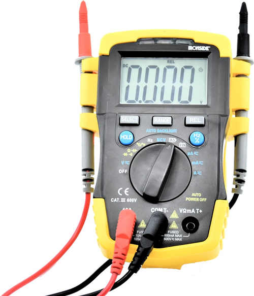 Multimeter Digitaal Ironside - 200mA/250V CATIII