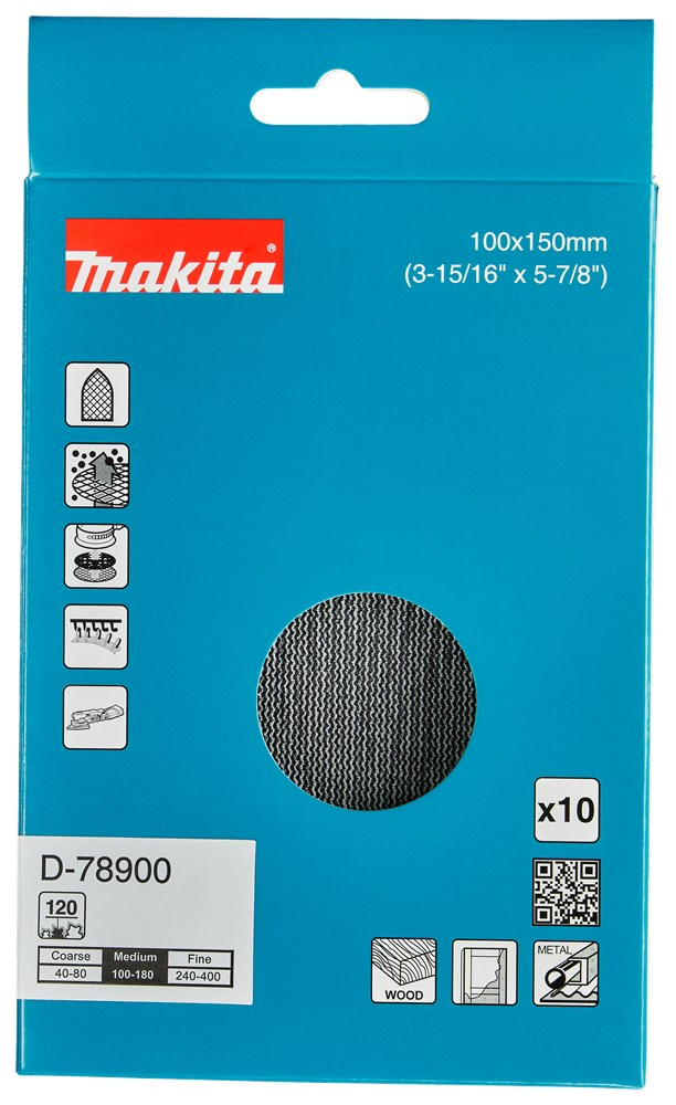 schuurgaas delta rood velcro makita