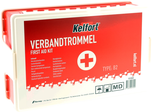 Verbandtrommel Kunststof Kelfort - B2