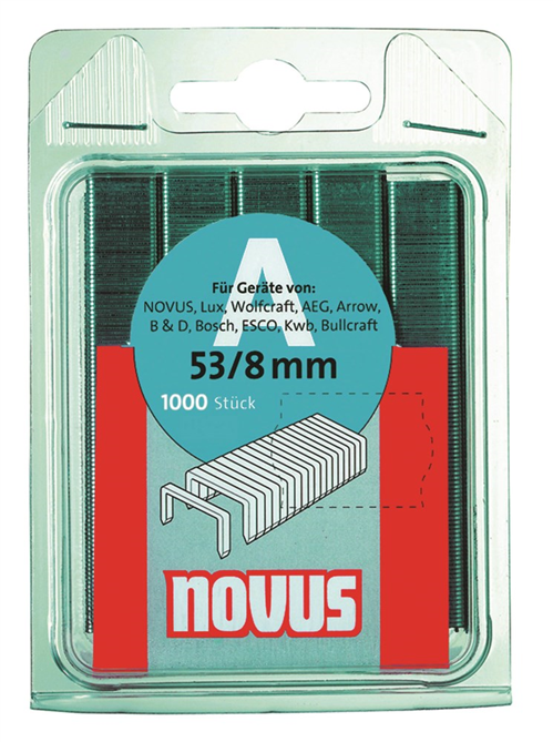 Hechtnieten Gegalvaniseerd Novus - A 53/10 10MM SUPERHARD