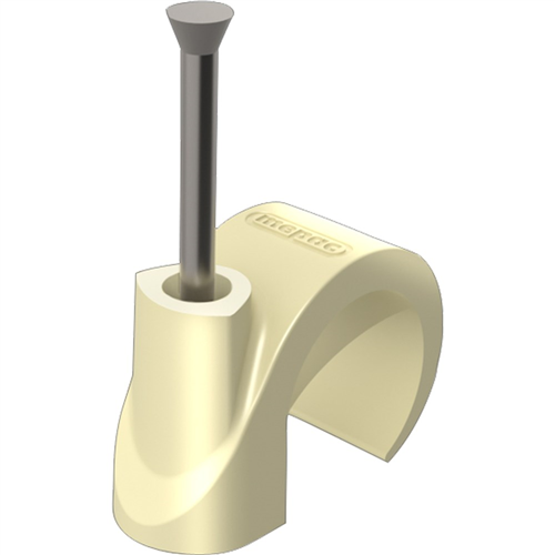 Kabelclip Rond Kunststof Mepac - 16-19MM CREME