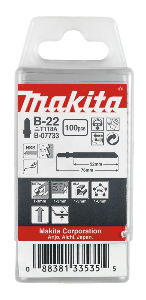 decoupeerzaagblad makita for bi-metal