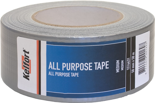 Buisomwikkeltape Linnen Kelfort - MEDIUM 50MM 50M GRIJS