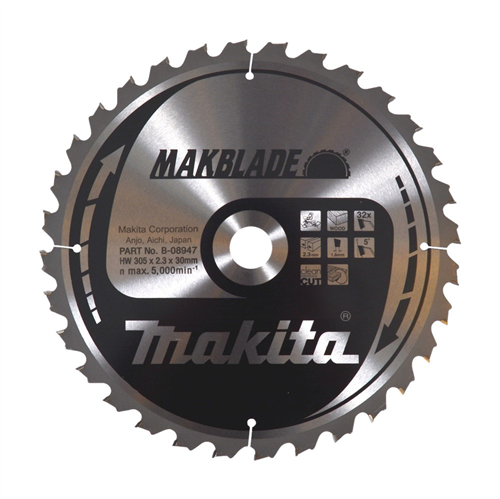 Cirkelzaagblad Hm Makita - 305X2.3X30MM 32T ATB