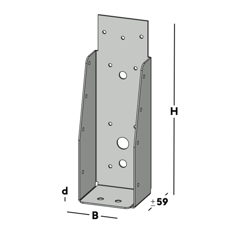 balkdrager gbs zonder lip sv