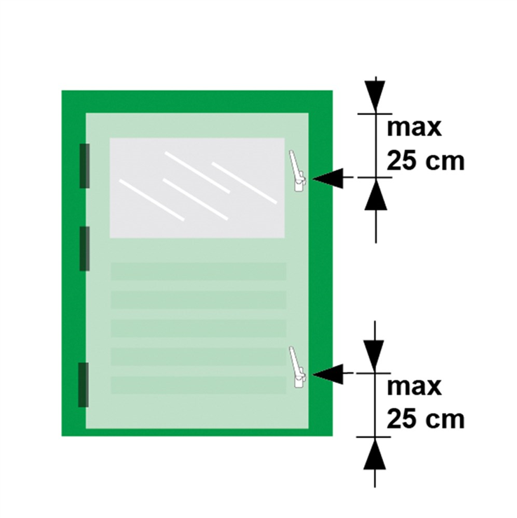 raamsluiting aluminium wit axa