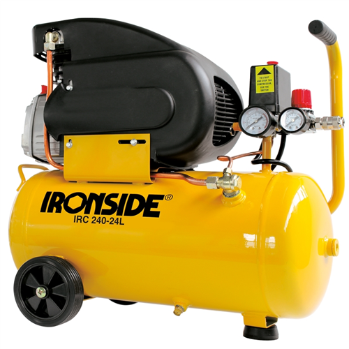 Compressor Ironside 8Bar - OLIEGESMEERD 230V IRC 240-24L